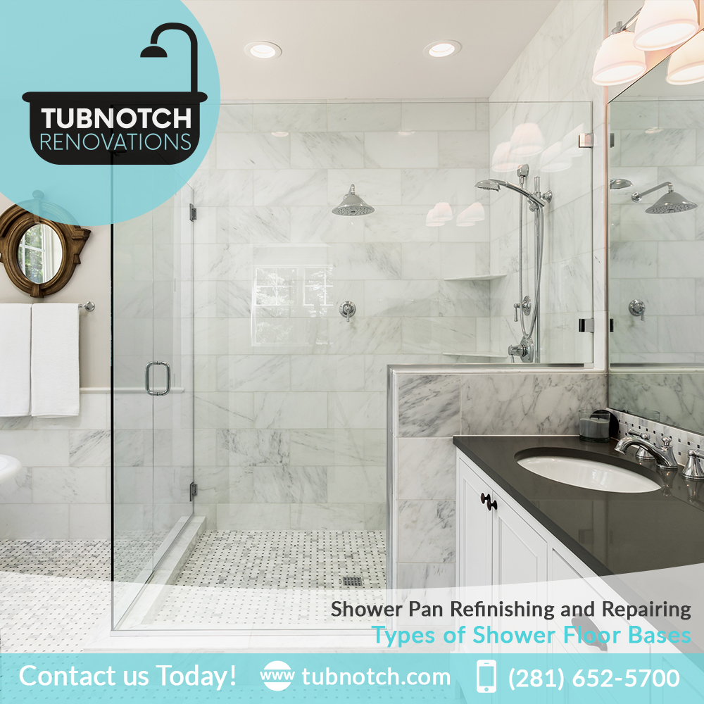 08 Types of Shower Floor Bases