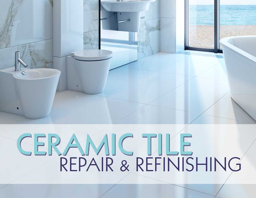 Ceramic Tile Refinishing and Repair in Houston